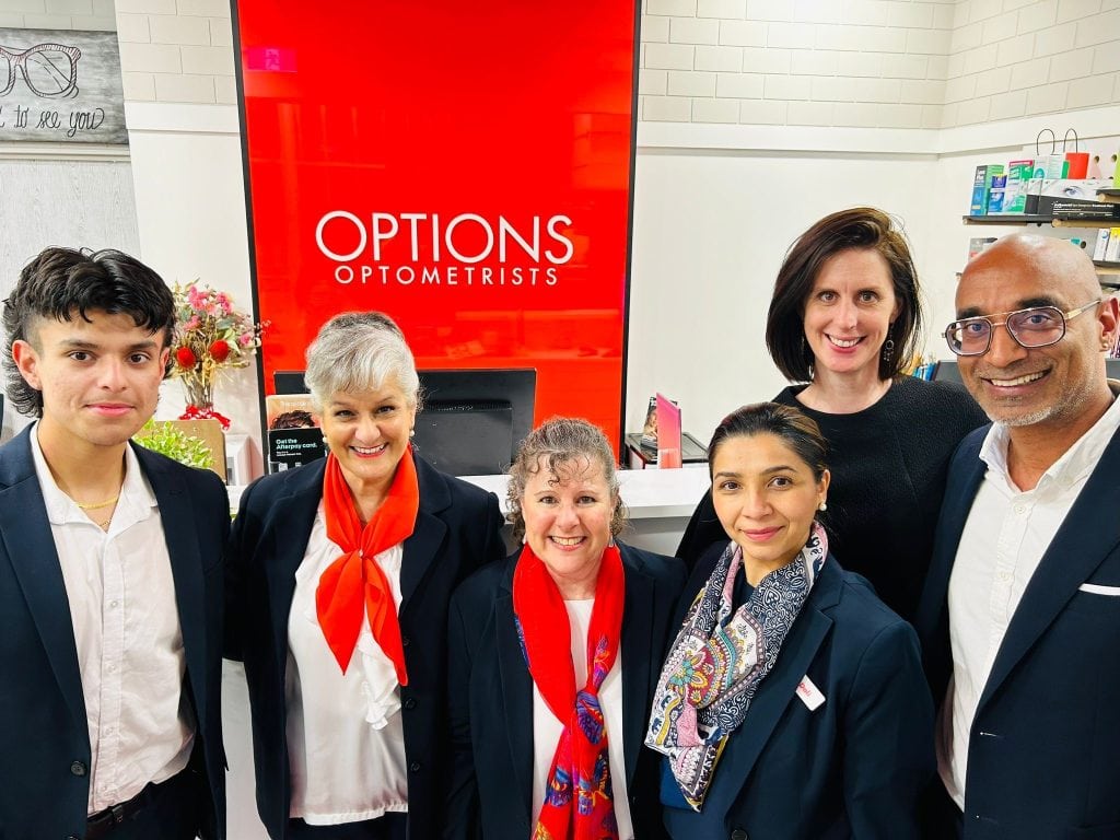 Options Optometrists Canning Vale Livingston Team