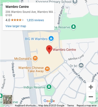 options optometrists warnbro centre map