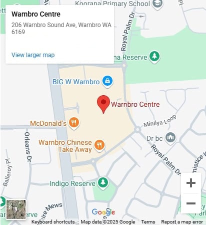 options optometrists warnbro centre map