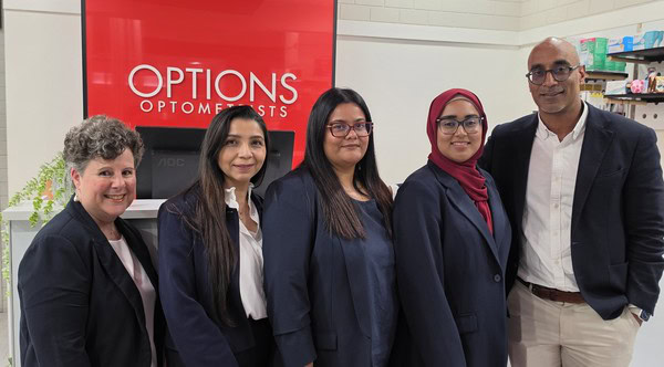 Options Optometrists Canning Vale Livingston Team